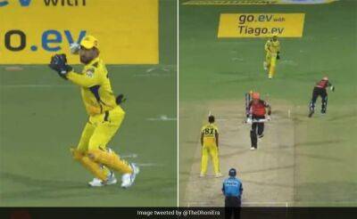 Watch: MS Dhoni Conjures Magic, Produces Stunning Last-Ball Run Out To Deny Single