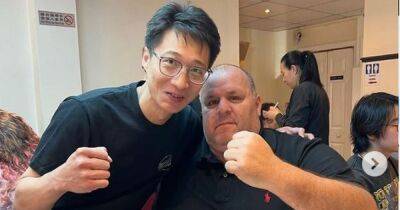 TikTok star Big John lives up to his reputation after he's spotted in popular Manchester Chinese restaurant