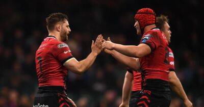 Dewi Lake - Rhys Carre - Toby Booth - Tomos Williams - Gareth Thomas - Ospreys 21-38 Cardiff: Thomas Young shines a day after dad's suspension to clinch Welsh Shield - walesonline.co.uk