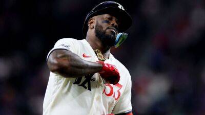 Bruce Bochy - Rangers' Adolis Garcia has 3 HRs, 8 RBIs in five innings vs. A's - espn.com - Japan - Jordan - state Texas - county Arlington - Cuba