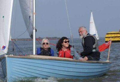 Mayor and mayoress of Gravesham Peter Scollard and Julie Easy take to the lower Thames to join in Gravesend Sailing Club’s annual sail-past