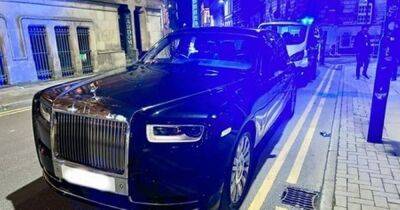 Driver of luxury Rolls Royce apprehended after 'catching attention' of police in Manchester - manchestereveningnews.co.uk - county Centre - county Marathon
