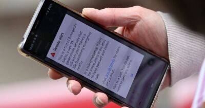 Welsh readers spot spelling error in Government's mobile phone alert message