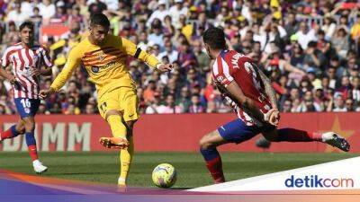 Ferran Torres - Antoine Griezmann - Yannick Carrasco - Atletico Madrid - Angel Correa - Barcelona Vs Atletico Madrid: Blaugrana Menang 1-0 - sport.detik.com - Madrid