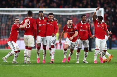 Man Utd beat Brighton on penalties to set up Manchester derby FA Cup final