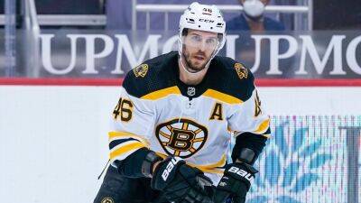 Bruins' David Krejci out for Game 4, unlikely for Game 5