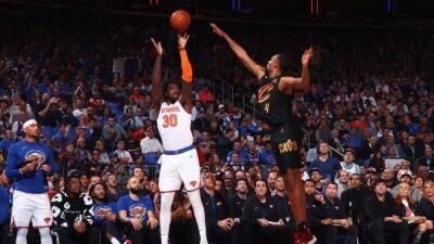 Julius Randle - Tom Thibodeau - Knicks' Julius Randle still playing through ankle injury - espn.com - New York - county Cleveland - county Cavalier
