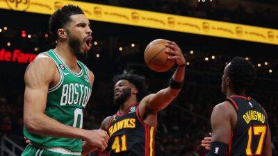 Confetti release delays Celtics-Hawks Game 4