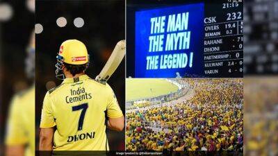 Watch: Eden Gardens Turns Yellow On MS Dhoni's 'Farewell' Match At Iconic Venue