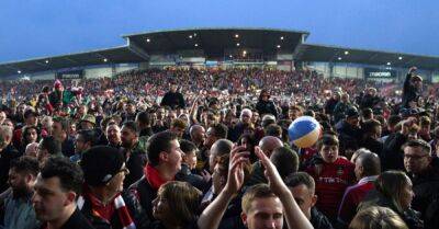 This is bonkers – Ben Foster clings to GoPro after Wrexham pitch invasion