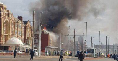 LIVE: Fire crews on scene tackling huge blaze at hotel on Blackpool Promenade - latest updates