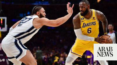 LeBron James steers Lakers past Grizzlies 117-111 in overtime for 3-1 lead