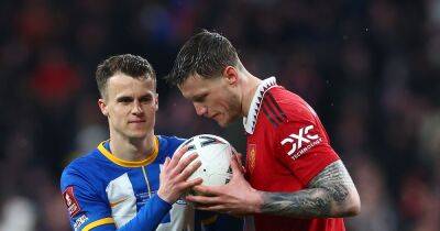 Wout Weghorst admits Solly March regret after Manchester United's FA Cup win over Brighton