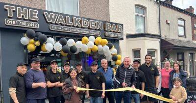 Corrie star Andy Whyment reopens famous Salford chippy following major refurbishment