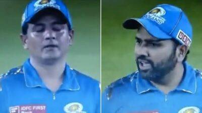 Watch: Rohit Sharma Furious At Piyush Chawla After Poor Fielding Effort in GT vs MI IPL 2023 Game