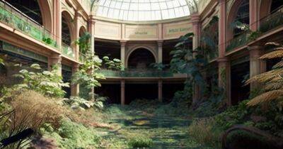 Phenomenal AI pictures turn the Trafford Centre into indoor rainforest paradise