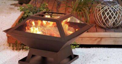 Gardeners snap up 'stunning' £20 fire pit that's cheaper than Aldi as 20C heat forecast for Bank Holiday