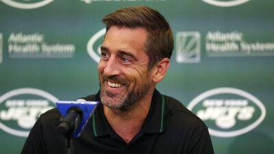 Aaron Rodgers discusses changing his NFL uniform number as he joins Jets: '12 for the Jets is Joe Namath'