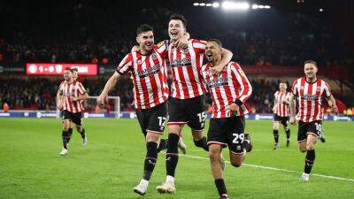 Sheffield United - Paul Heckingbottom - James Macatee - Tommy Doyle - Jack Robinson - Jed Wallace - Alex Palmer - Carlos Corberan - West Bromwich Albion - Oli Macburnie - Championship - Taylor Gardner - Sheffield United clinch Premier League return with victory over West Brom - rte.ie - Manchester - Norway -  Sander