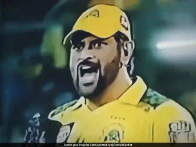 Video Of Angry MS Dhoni Screaming At CSK Teammate Surfaces. Twitter Reacts