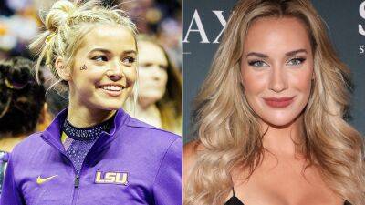 LSU star gymnast Olivia Dunne details what she's learned from golf influencer Paige Spiranac