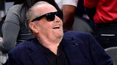 Jack Nicholson attends Game 6 of Los Angeles Lakers-Memphis Grizzlies series - ESPN