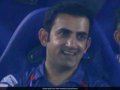 Gautam Gambhir Gives Rare Big Smile After LSG's Win Over PBKS. Twitter Has A Field Day