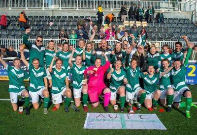 Ashford United Ladies beat Clapton Community 5-3 after extra-time in League Trophy final