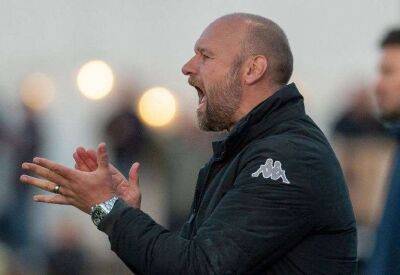Proud Hythe Town manager Steve Watt moved to tears by his players after Isthmian South East play-off final defeat at Whitehawk