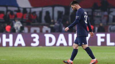 PSG fans whistle Messi's name as Ligue 1 leaders lose again