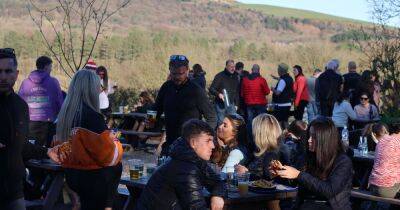 Stunning beer garden hidden among reservoirs, ruins and woodland just outside of Greater Manchester