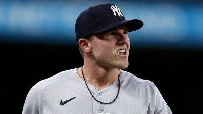 Aaron Boone - Yankees' Jake Bauers makes incredible catch vs Rangers but suffers injury - foxnews.com - Washington - New York -  New York - state Texas - county Arlington - county San Diego