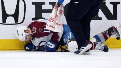 Jared Bednar - Stanley Cup Playoffs - Avalanche's Andrew Cogliano suffers fractured neck on controversial hit vs Kraken - foxnews.com - Jordan -  Seattle - state Colorado