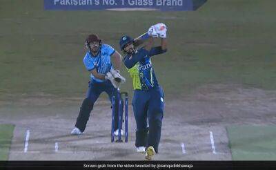 Watch: 6,6,6,6,4,6 - Pakistan Star Usama Mir Slams 34 Runs In One Over