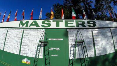 2023 Masters - Tee times for the first and second rounds