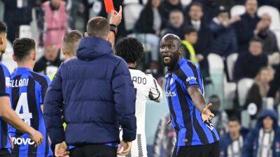 Juventus 1-1 Inter Milan: Romelu Lukaku nets late penalty before being sent off in chaotic Coppa Italia semi-final clash