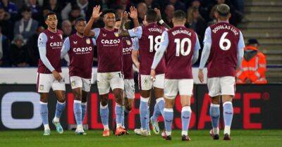 Aston Villa add to managerless Leicester’s woes with late winner