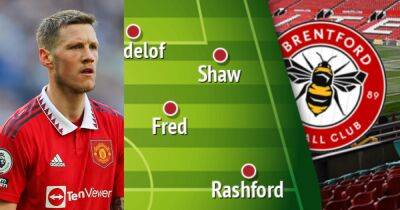How Manchester United should line up vs Brentford in Premier League fixture