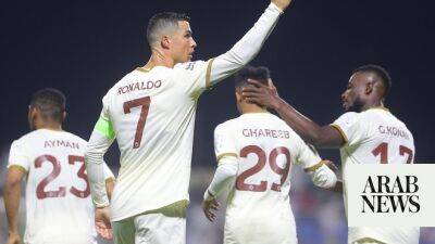 Ronaldo double keeps Al-Nassr on track for the title