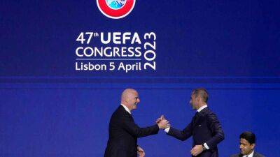 UEFA president says soccer clubs can push for criminal prosecution to prevent abuse of players