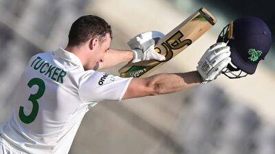 Tucker hits Ireland's second Test century to lead fight in Bangladesh