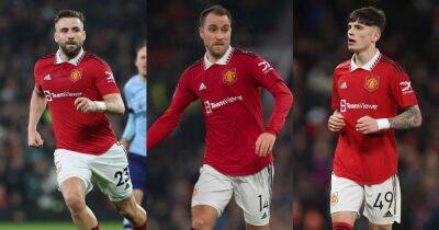 Shaw, Eriksen, Garnacho - Manchester United injury latest and return dates ahead of Everton clash
