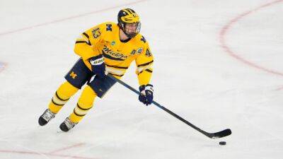 Michigan defenseman Luke Hughes is ready for the NHL right now