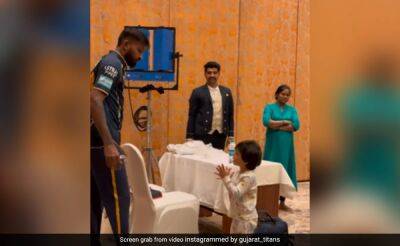 Watch: "Like Father, Like Son"- Hardik Pandya Has Some Serious Competition As He Faces A Special Bowler