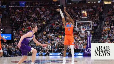 Thunder silence Jazz to boost bid for play-in berth, Suns win seventh straight