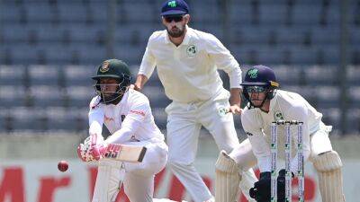 Andrew Balbirnie - Mark Adair - Andy Macbrine - Bangladesh seal seven-wicket Test win over Ireland - rte.ie - Ireland - Sri Lanka - Bangladesh