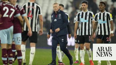 Moyes urges struggling West Ham to ‘stand up and be counted’