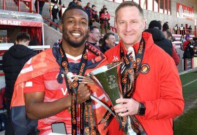 Ebbsfleet United - Matthew Panting - Dennis Kutrieb - Dominic Poleon - Ebbsfleet United manager Dennis Kutrieb on winning National League South title and 3-0 home win over Oxford City - kentonline.co.uk -  Oxford