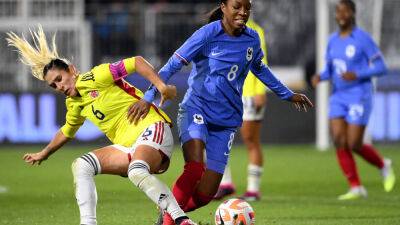 Wendie Renard - Eugenie Le-Sommer - Corinne Diacre - French women easily beat Colombia on new manager's debut - france24.com - Qatar - France - Colombia - Australia - New Zealand - Saudi Arabia - county Clermont