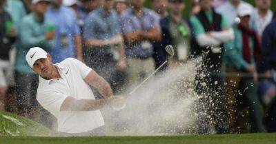 The Masters: Brooks Koepka sets testing target on incident-packed second day